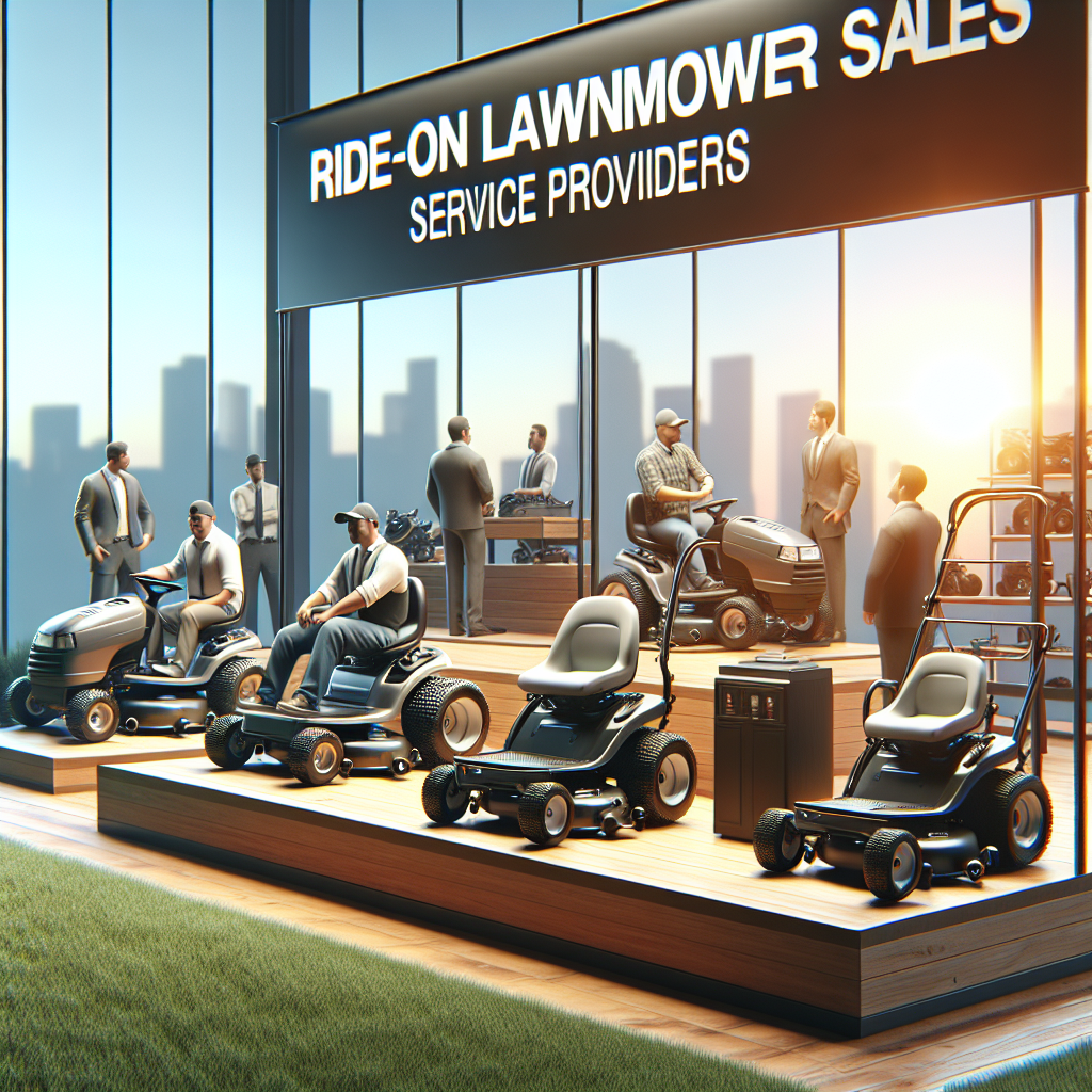 Verkauf von Aufsitzrasenmähern