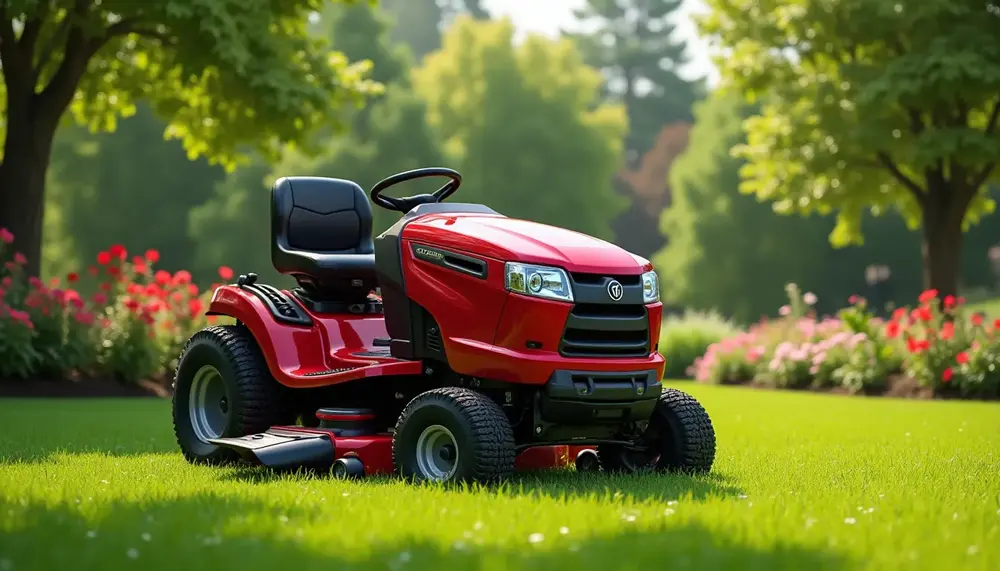 Die Vorteile eines Rasentraktors in Rot: Stil und Effizienz vereint