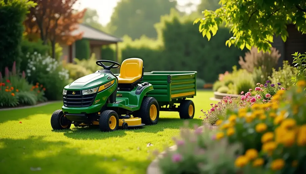 Warum ein Aufsitzrasenmäher mit Anhängerkupplung deine Gartenarbeit erleichtert
